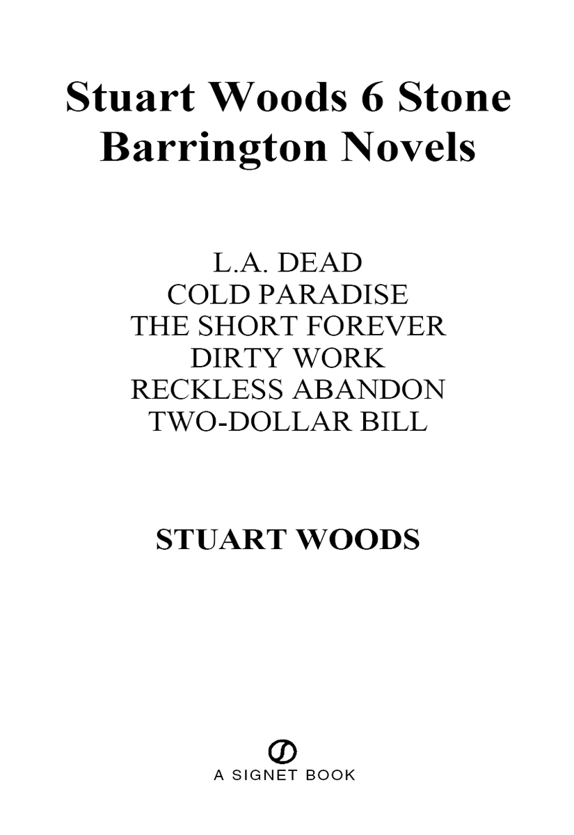 6 Stone Barrington Novels (2010) by Stuart Woods