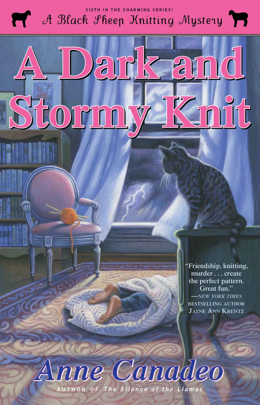 A Dark and Stormy Knit (Black Sheep Knitting Mystery) by Canadeo, Anne