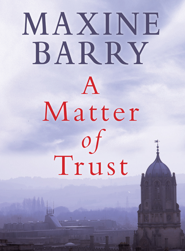 A Matter of Trust (2012) by Maxine Barry