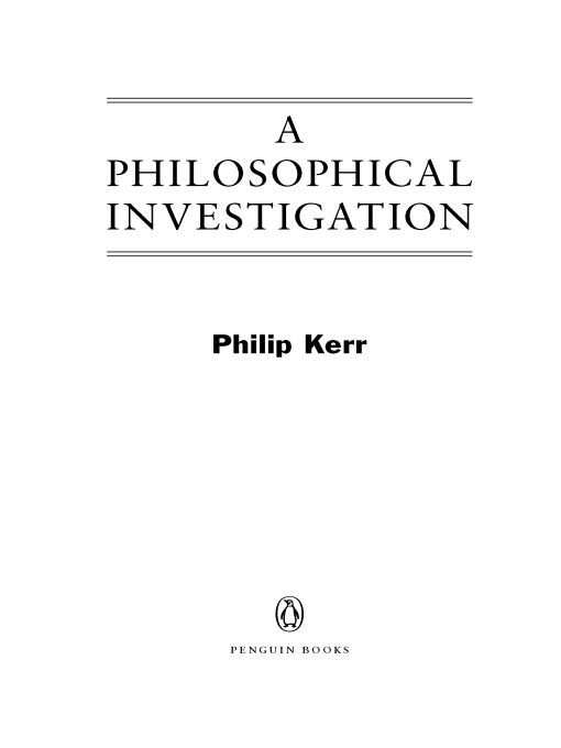 A Philosophical Investigation: A Novel by Kerr, Philip