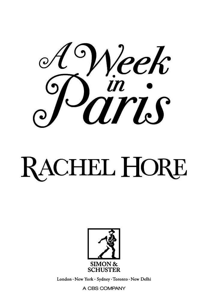 A Week in Paris by Hore, Rachel