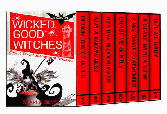 A Wicked Good Witches Paranormal Romance Books 1-7 (Wicked Good Witches Seasons) by Starla Silver