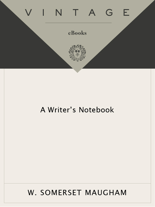 A Writer's Notebook (2012) by W. Somerset Maugham