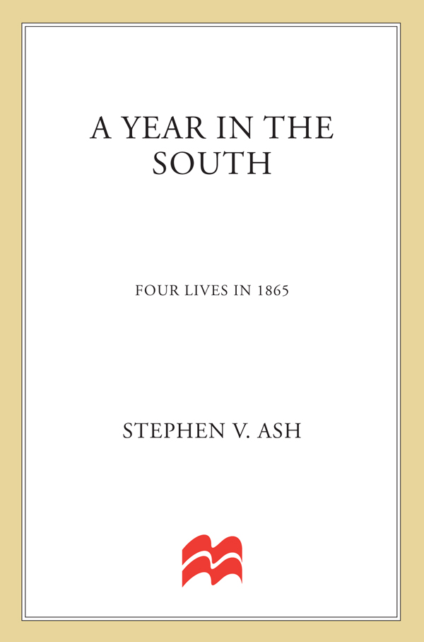 A Year in the South by Stephen V. Ash