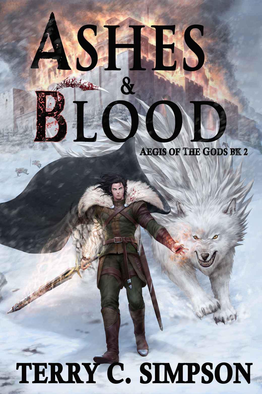 Aegis of The Gods: Book 02 - Ashes and Blood by Terry C. Simpson