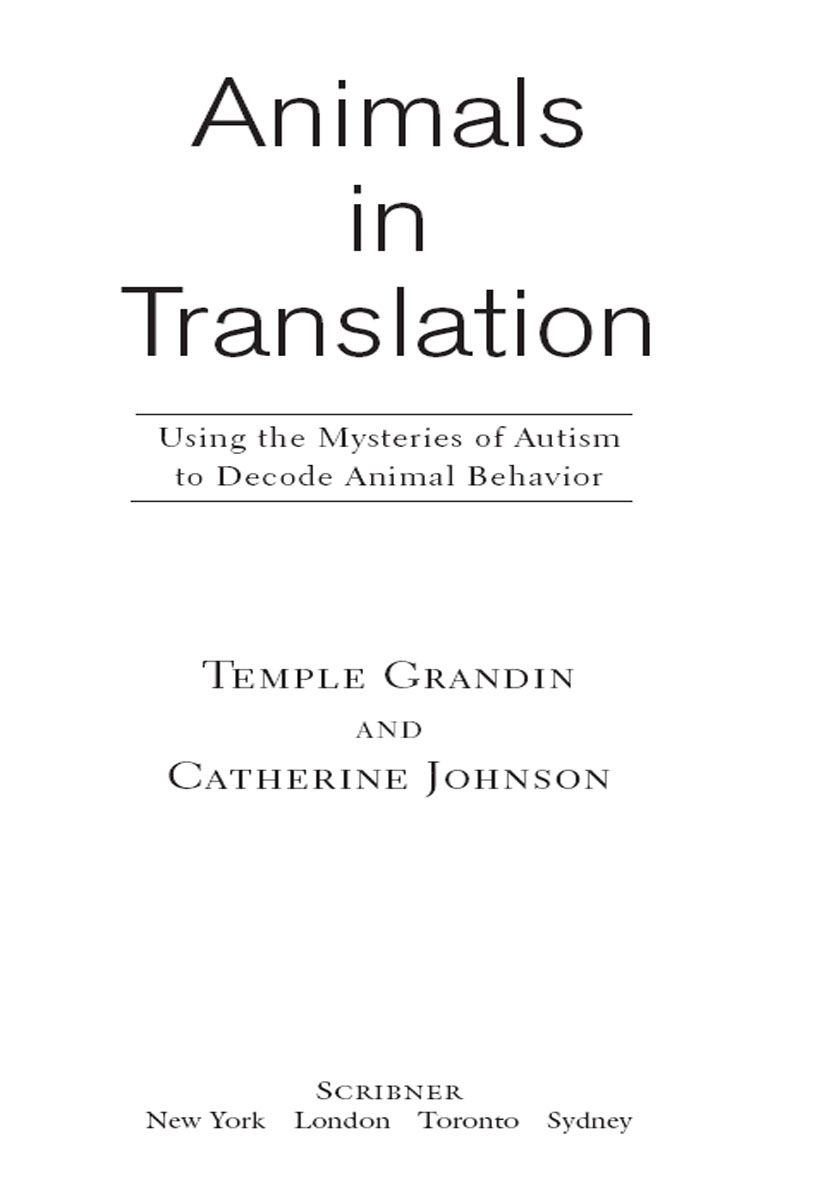 Animals in Translation (2005) by Temple Grandin