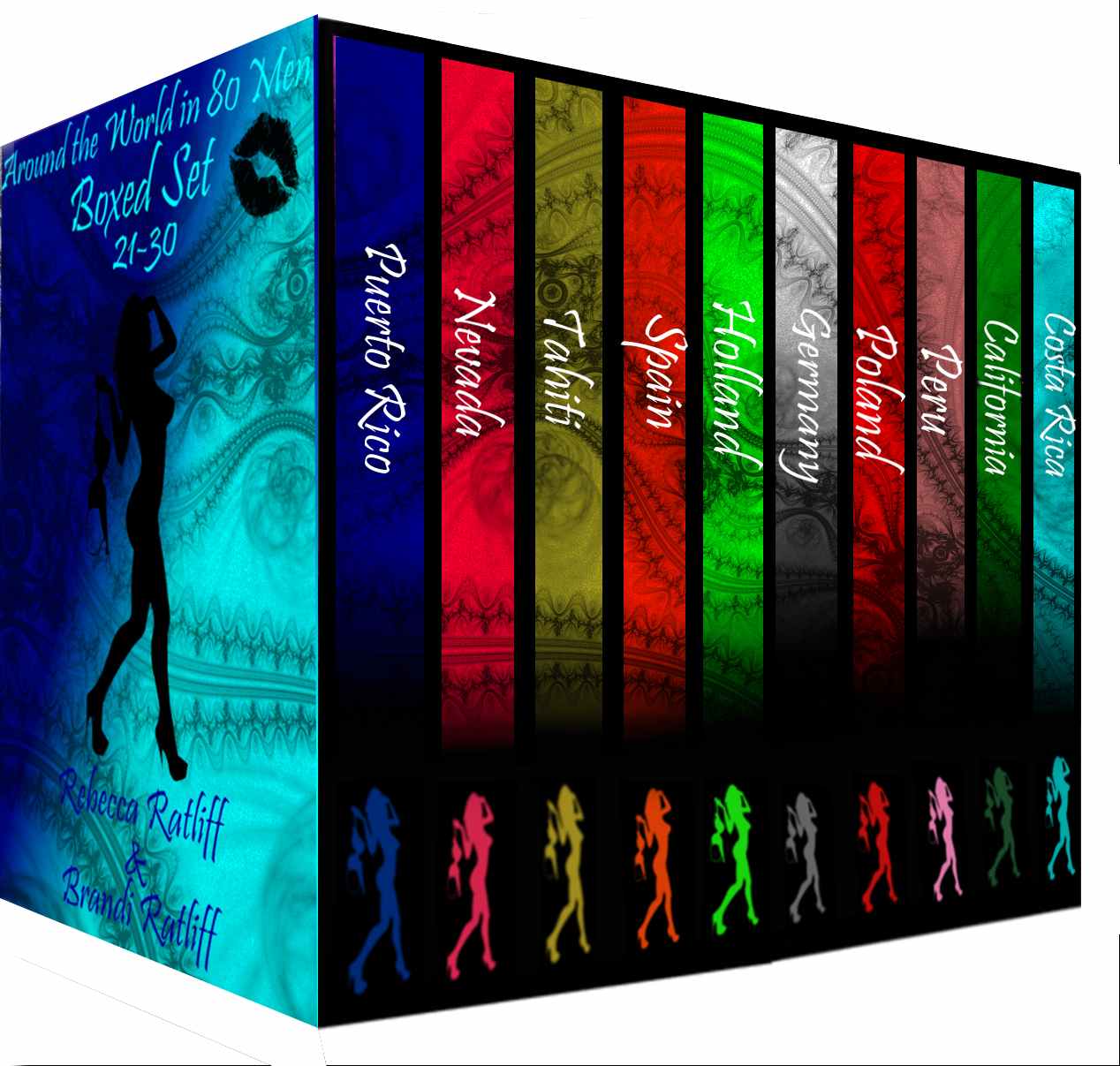 Around the World in 80 Men Series: Boxed Set 21-30 by Brandi Ratliff