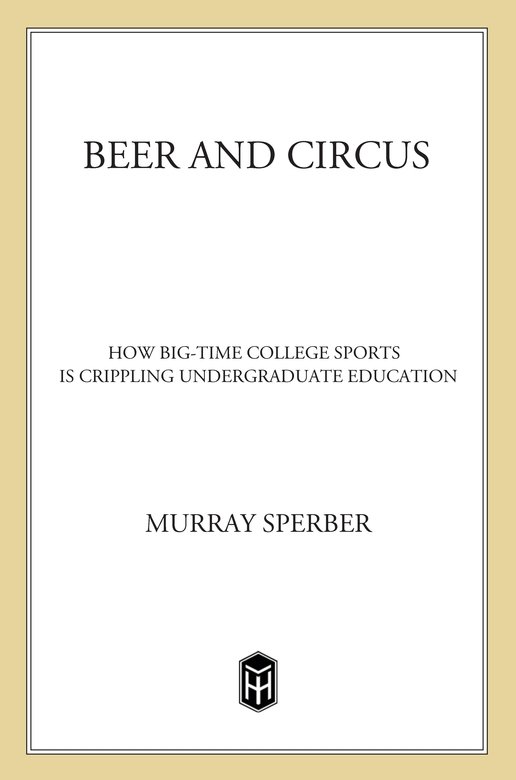 Beer and Circus (2011) by Murray Sperber