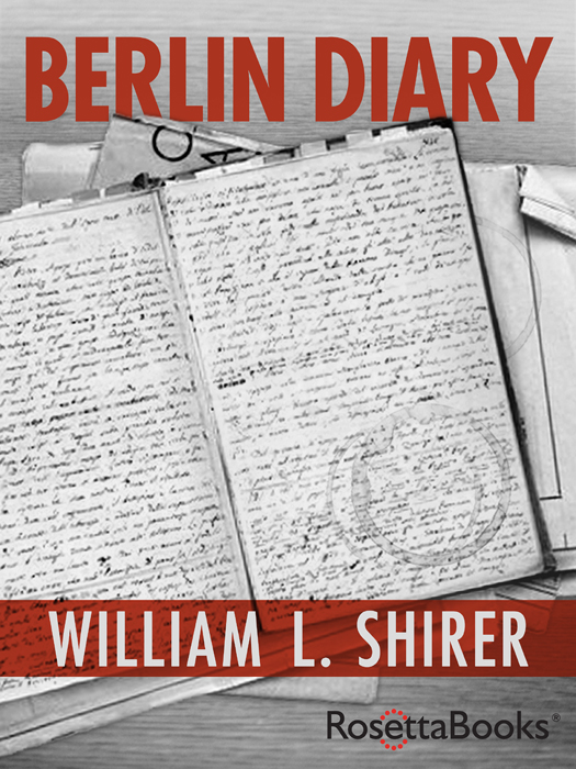 Berlin Diary (1941) by William L. Shirer