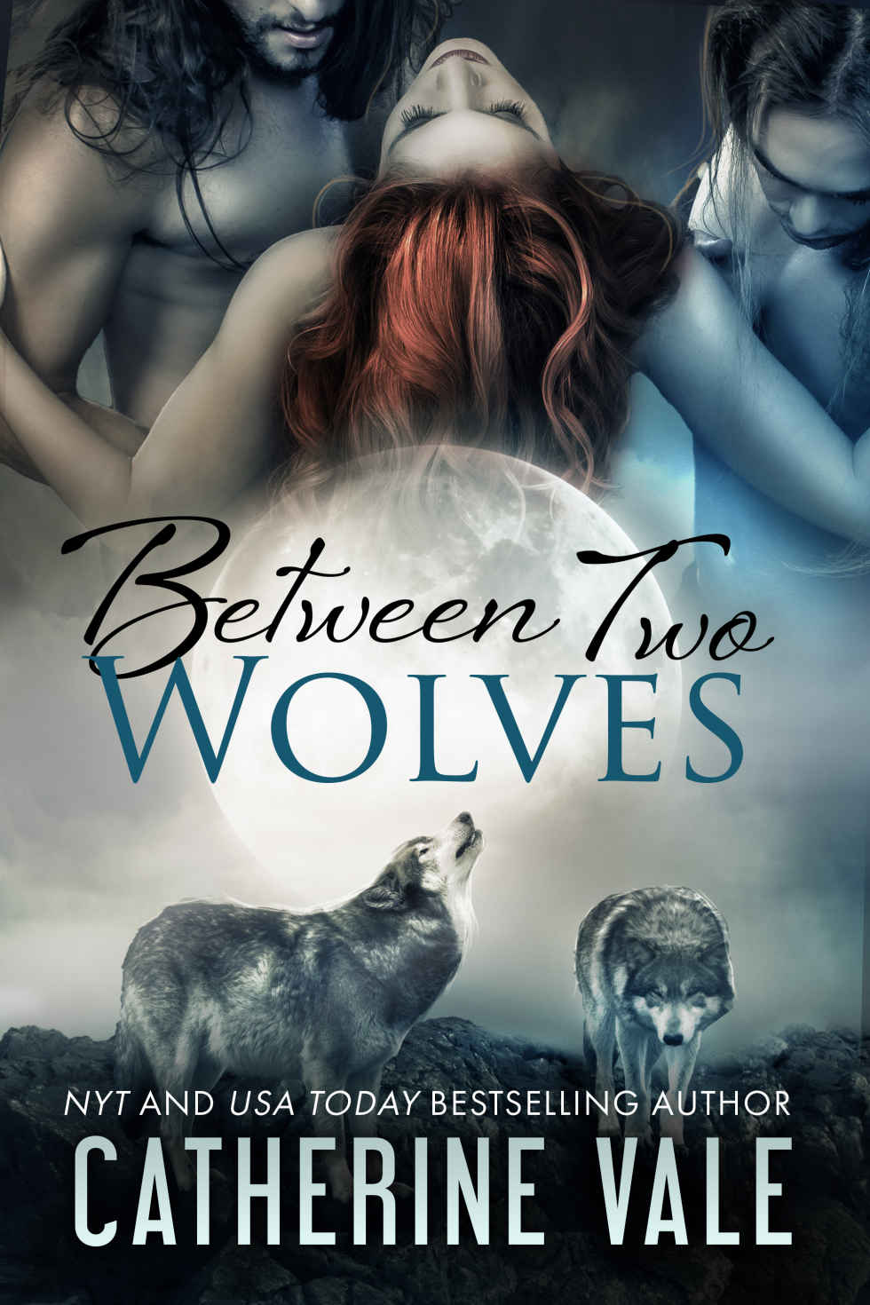 Between Two Wolves (BBW Paranormal Shapeshifter Menage Werewolf Romance) by Catherine Vale