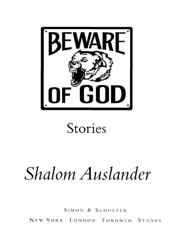 Beware of God by Shalom Auslander