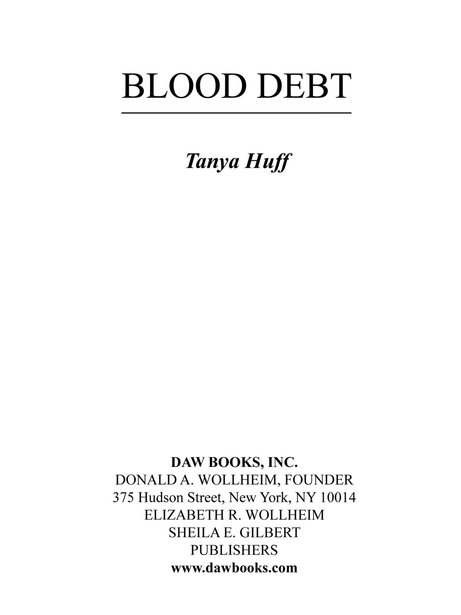 Blood Debt (2011) by Tanya Huff