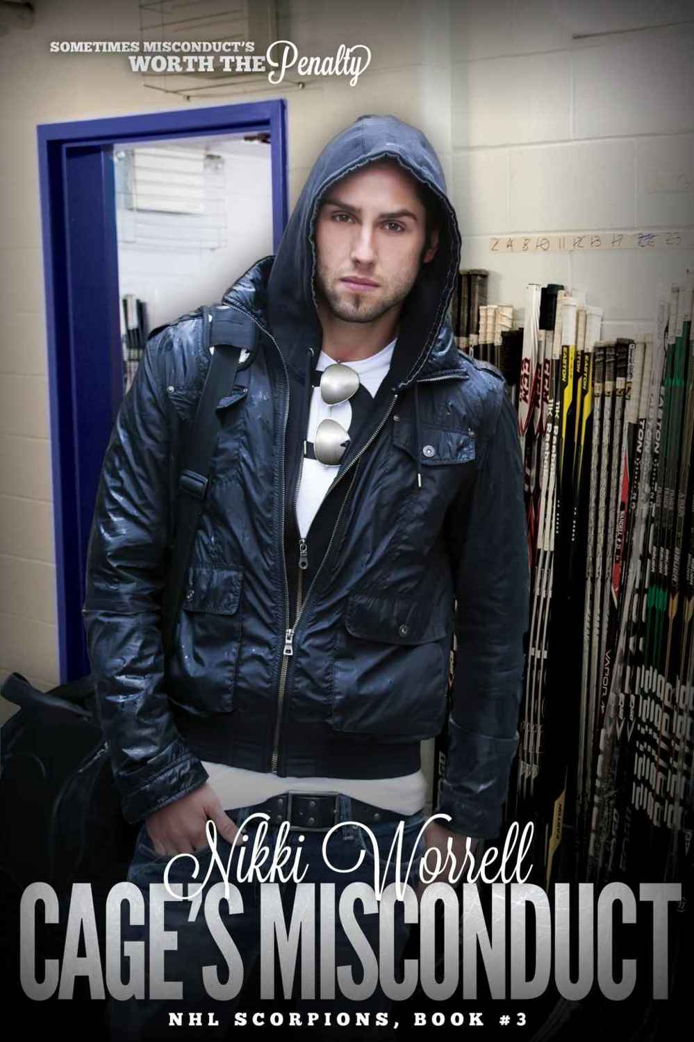 Cage's Misconduct (NHL Scorpions #3) by Nikki Worrell