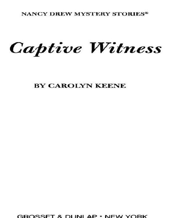 Captive Witness by Carolyn G. Keene