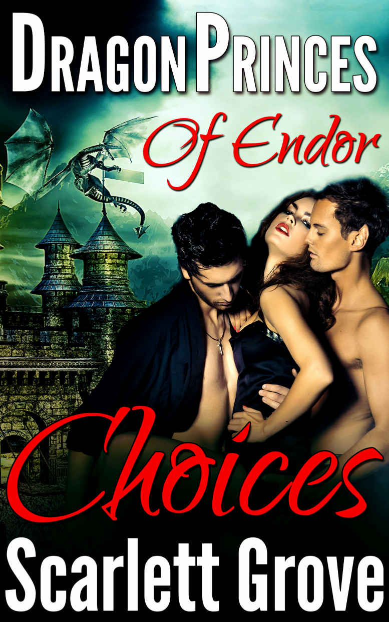 Choices (Dragon Shifter Menage Paranormal Romance) (Dragon Princes of Endor Book 3) by Scarlett Grove