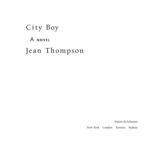 City Boy by Thompson, Jean