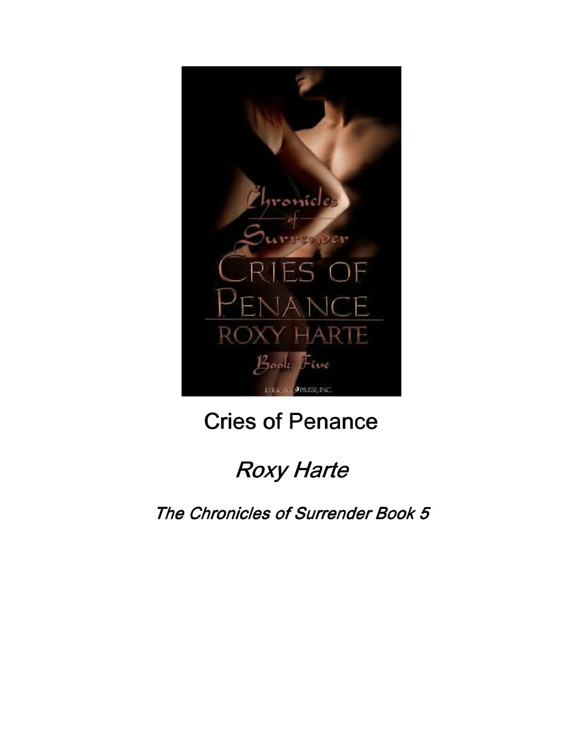 Cries of Penance by Roxy Harte