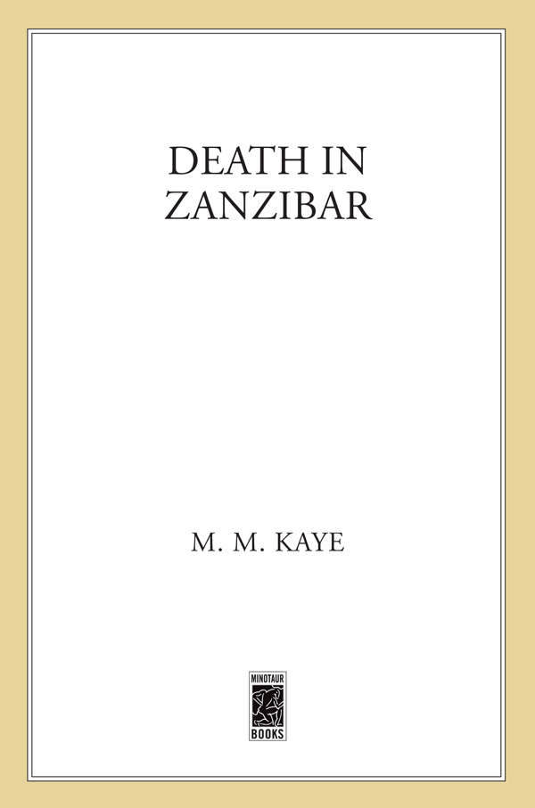 Death in Zanzibar by M M Kaye