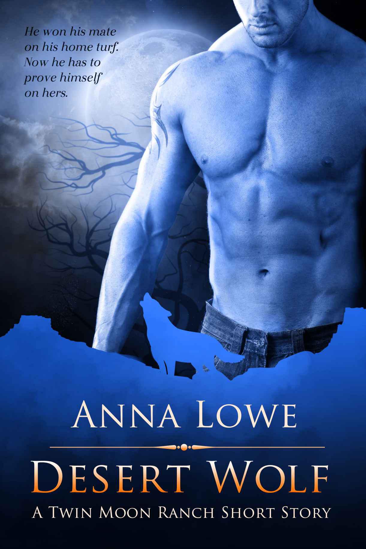 Desert Wolf (The Wolves of Twin Moon Ranch) by Lowe, Anna