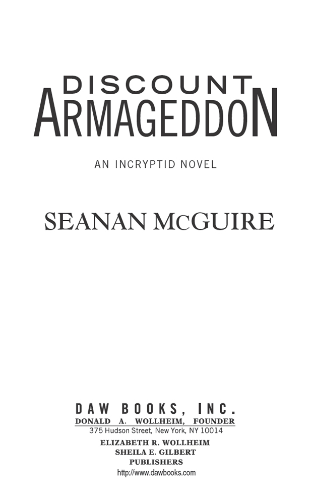 Discount Armageddon: An Incryptid Novel (2012) by Seanan McGuire