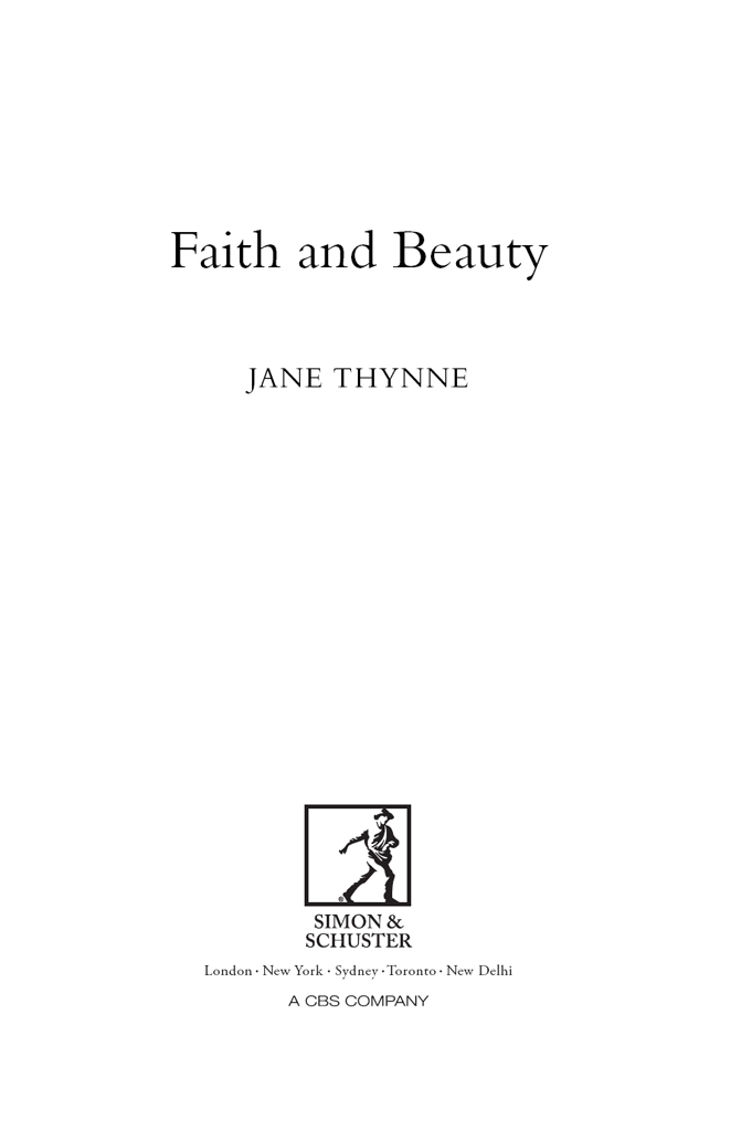 Faith and Beauty by Jane Thynne