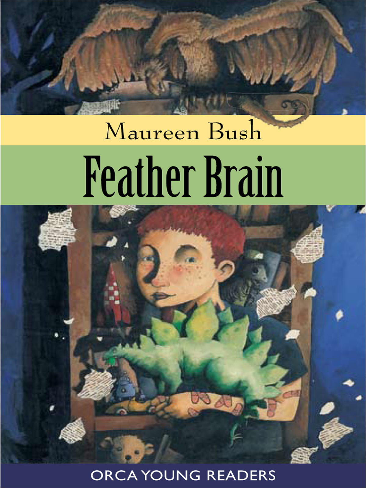 Feather Brain (2008) by Maureen Bush