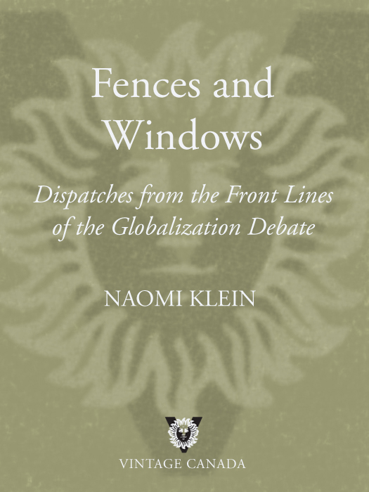 Fences and Windows (2002) by Naomi Klein