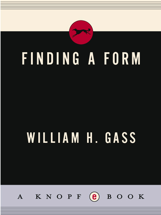 Finding a Form (2013) by William H. Gass