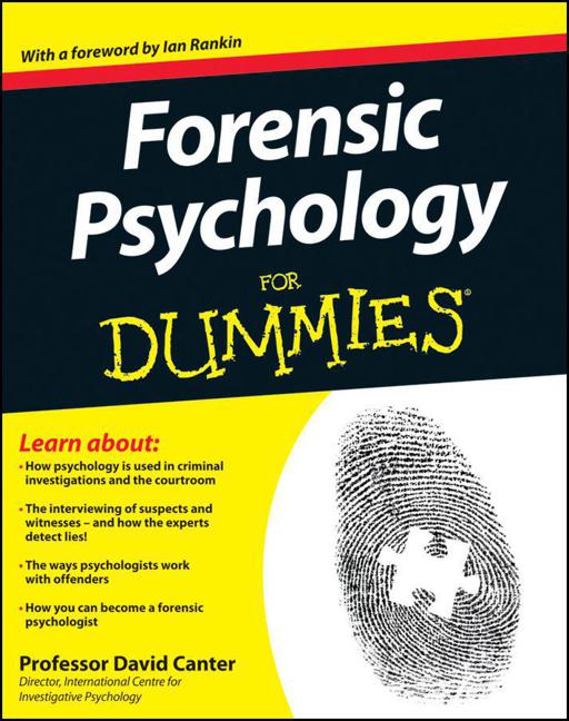 Forensic Psychology For Dummies by Canter, David