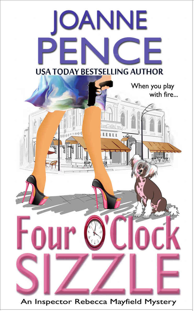 Four O'Clock Sizzle: An Inspector Rebecca Mayfield Mystery (The Rebecca Mayfield Mysteries Book 4) by Joanne Pence