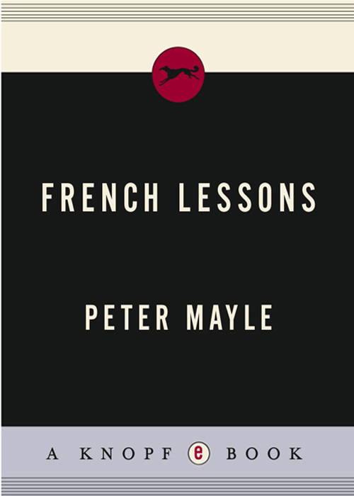 French Lessons by Peter Mayle