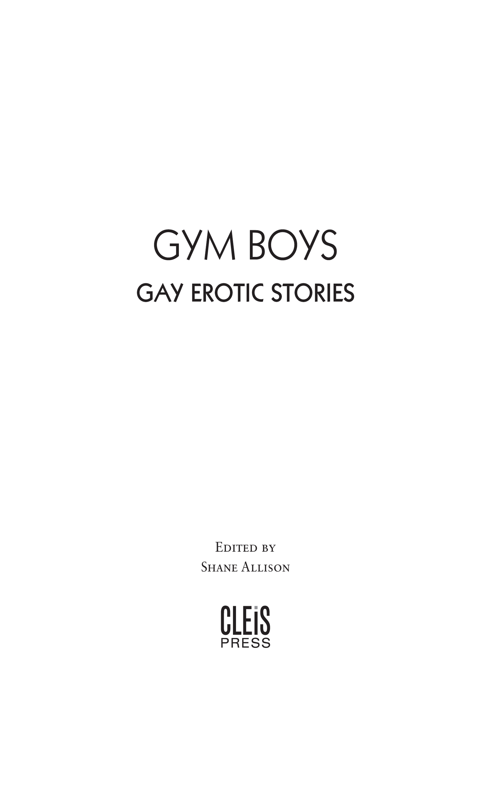 Gym Boys (2016) by Shane Allison