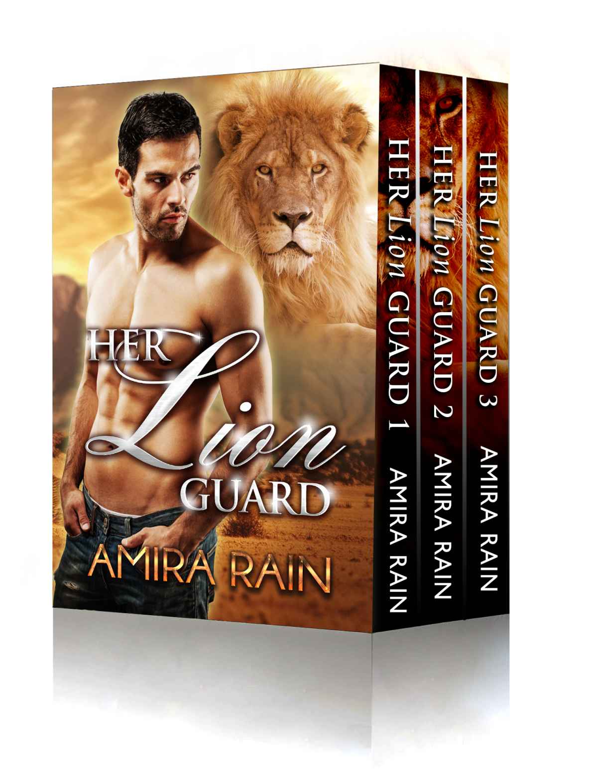 Her Lion Guard - The Complete Series Box Set (BBW Shifter Romance) by Amira Rain