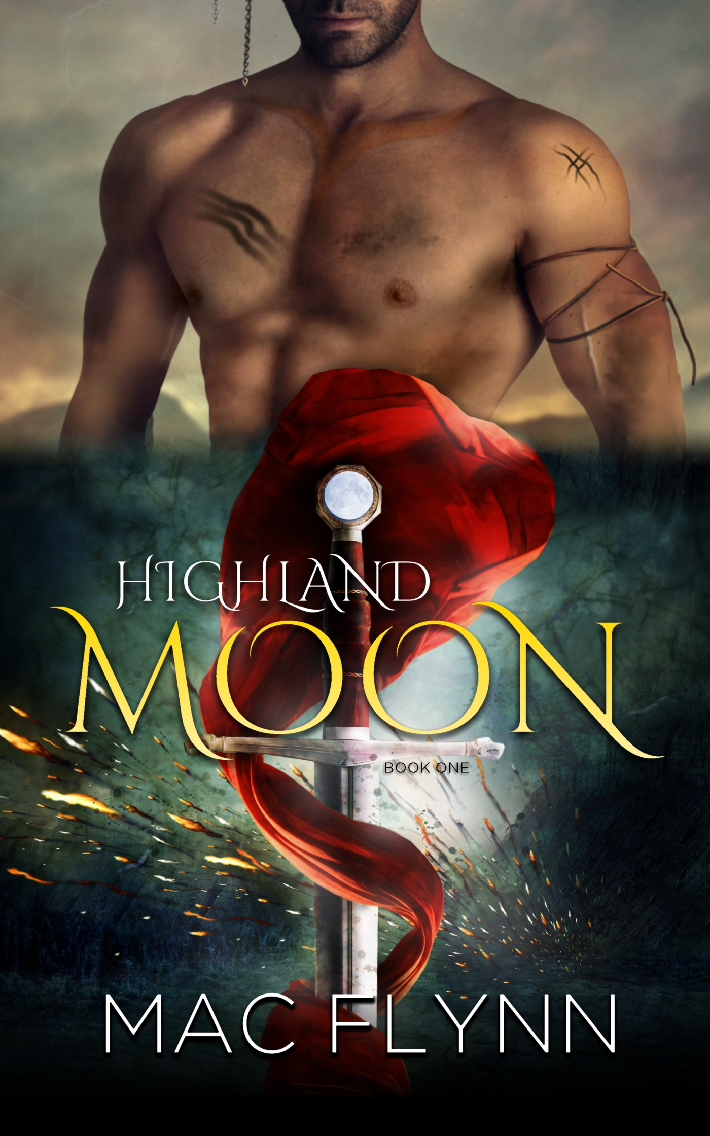 Highland Moon #1 (BBW Scottish Werewolf / Shifter Romance) (2015) by Mac Flynn