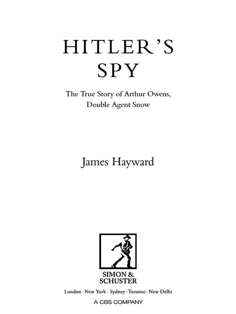 Hitler's Spy by James Hayward