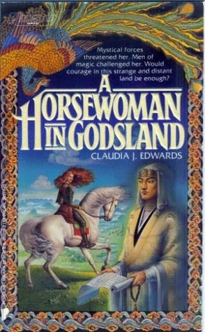 Horsewoman in Godsland (1987) by Claudia J. Edwards