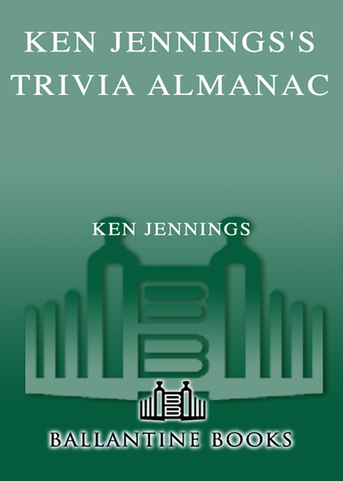 Ken Jennings's Trivia Almanac (2008) by Ken Jennings