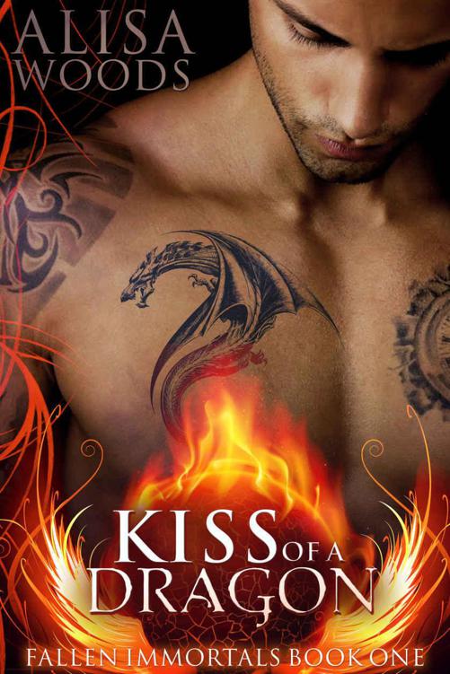 Kiss of a Dragon (Fallen Immortals 1) - Paranormal Fairytale Romance by Alisa Woods