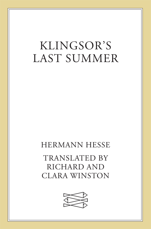 Klingsor's Last Summer by Hermann Hesse