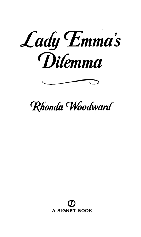 Lady Emma's Dilemma (9781101573662) (2005) by Woodward, Rhonda