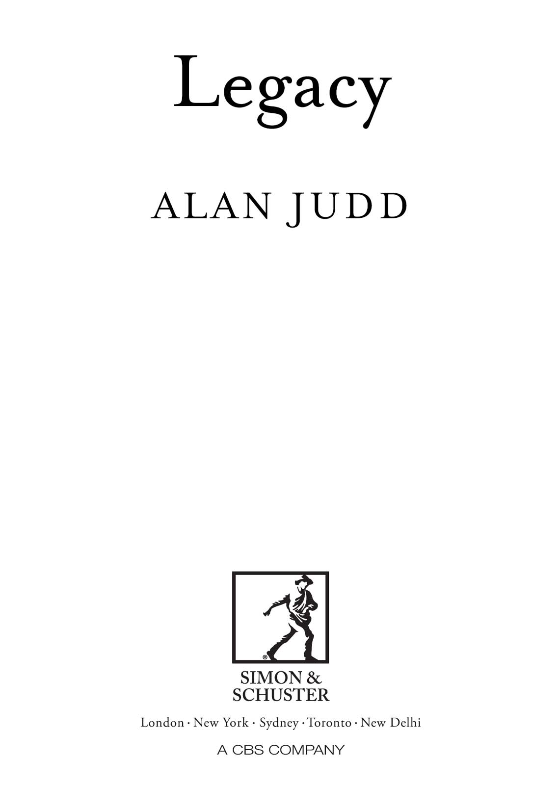Legacy by Alan Judd
