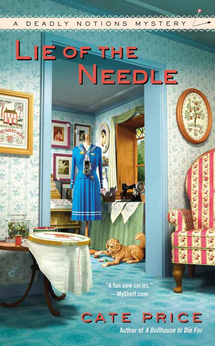 Lie of the Needle (A Deadly Notions Mystery) by Cate Price