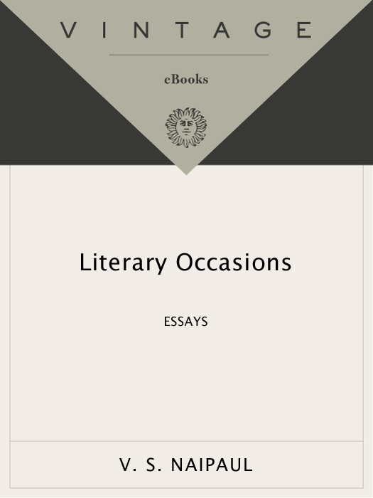 Literary Occasions (2003)