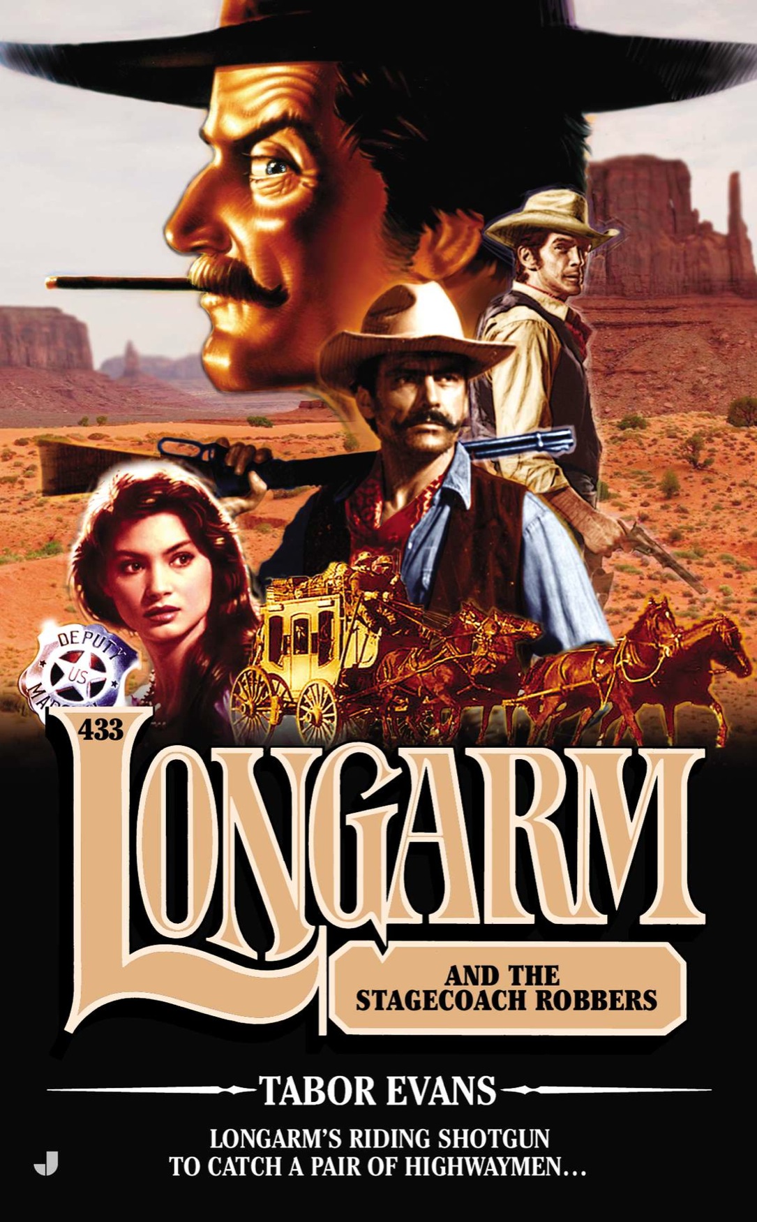 Longarm and the Stagecoach Robbers (2014) by Tabor Evans