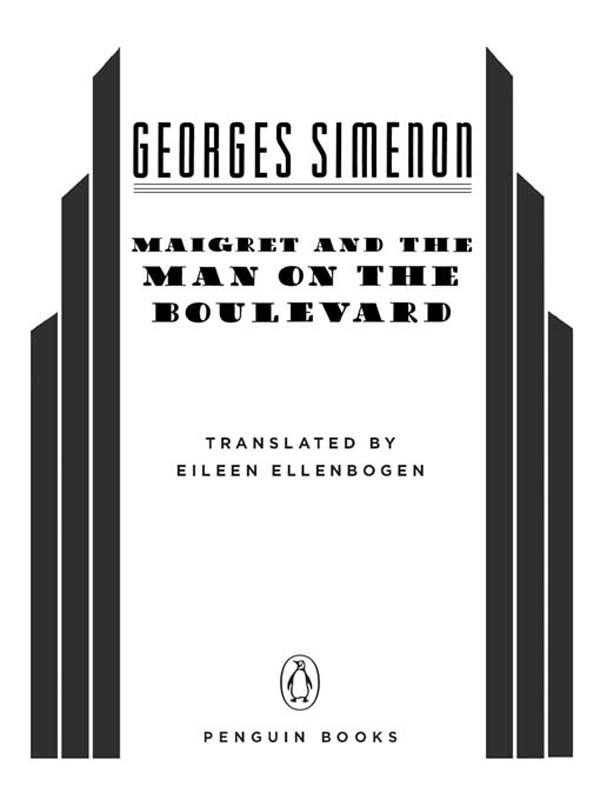 Maigret and the Man on the Boulevard (2010) by Georges Simenon