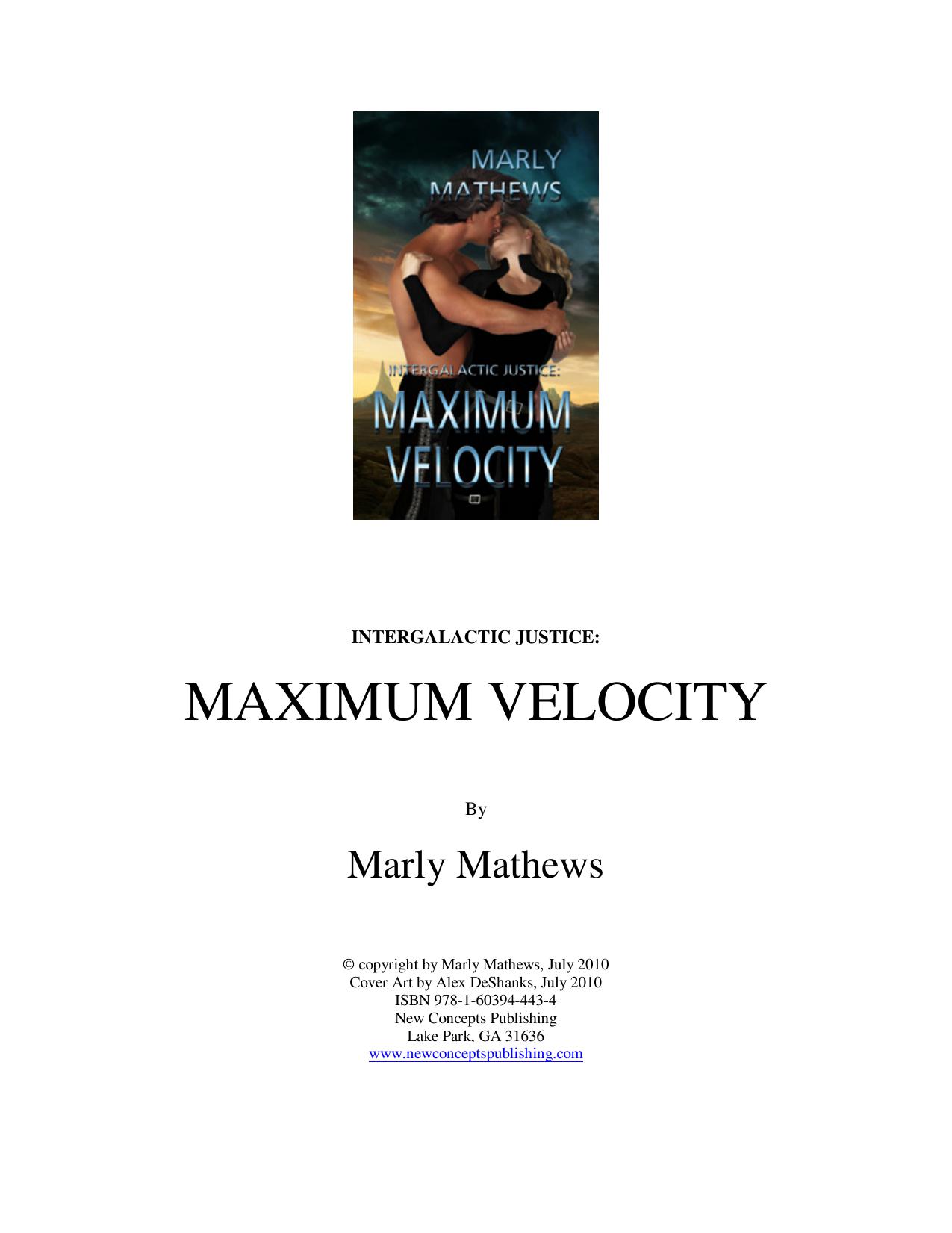 Microsoft Word - MaximumVelocity.rtf