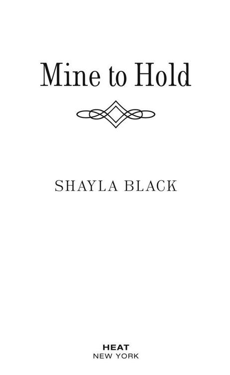 Mine to Hold by Black, Shayla