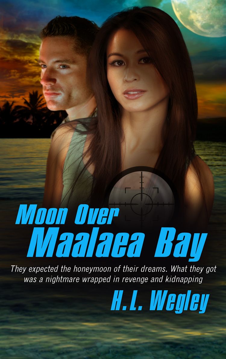 Moon over Maalaea Bay (2014) by H. L. Wegley