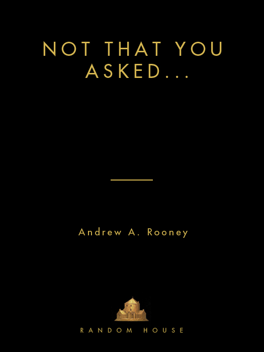 Not That You Asked (9780307822215) (2012) by Rooney, Andy