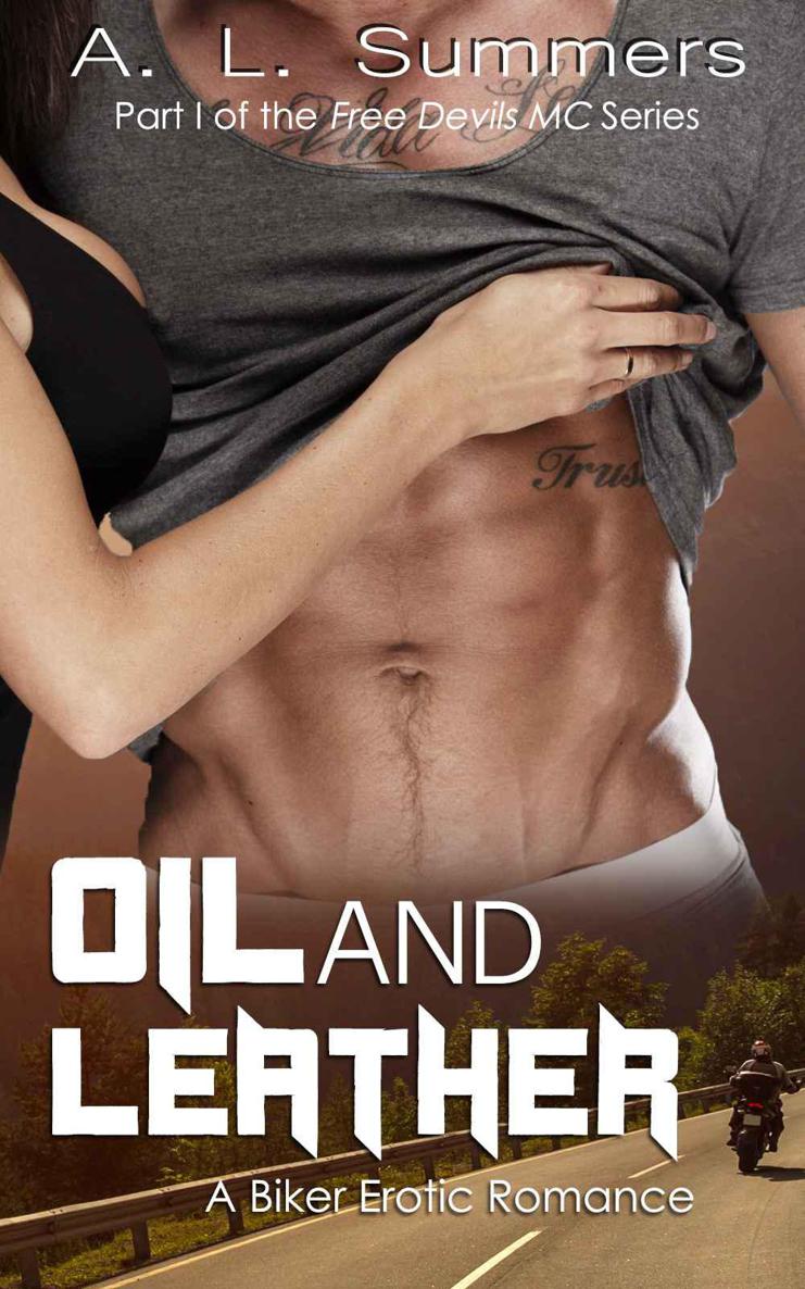 Oil and Leather: A Biker Erotic Romance (Free Devils MC)